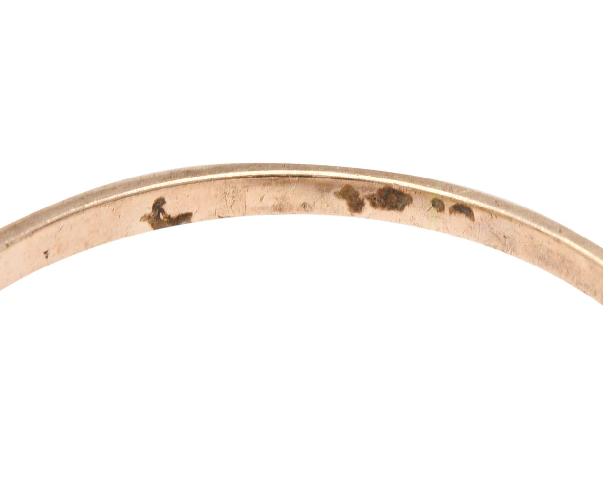 1880's Victorian 0.70 CTW Diamond 14 Karat Gold Band Ring - Image 7