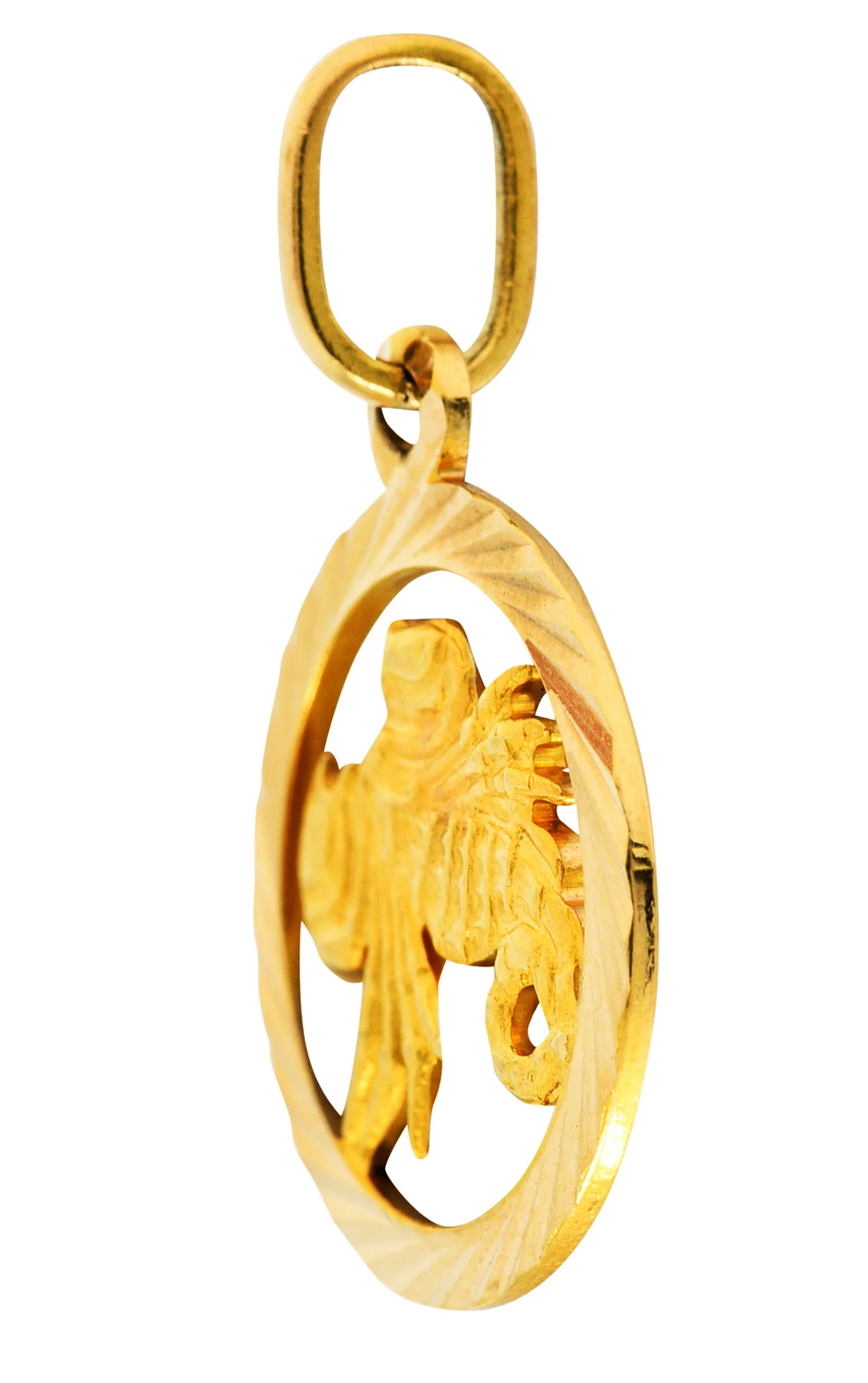 1970's Italian 18 Karat Yellow Gold Scorpio Zodiac Charm - Image 4