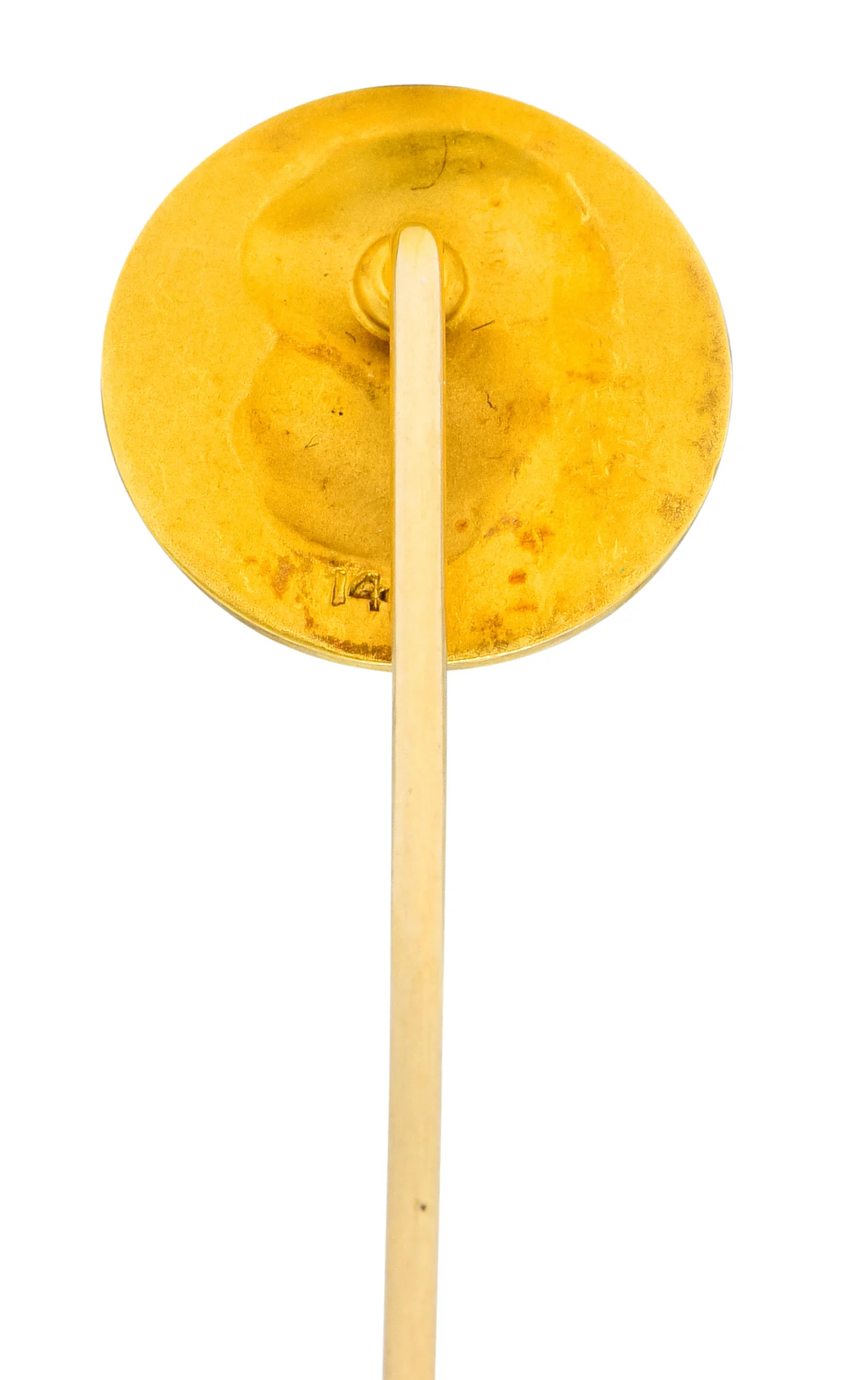 Art Nouveau 14 Karat Gold Viking Stickpin - Image 3