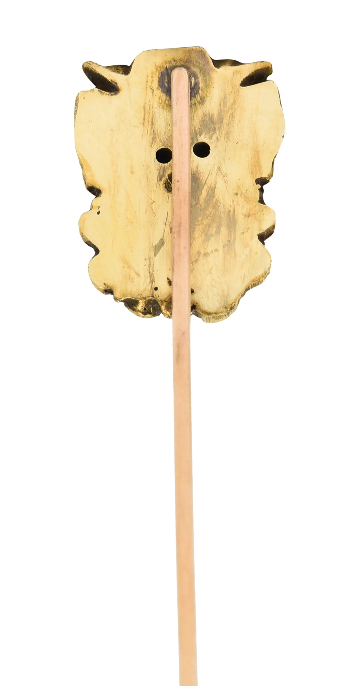 Art Nouveau Diamond 14 Karat Gold Pan Satyr Greek God Stickpin - Image 3