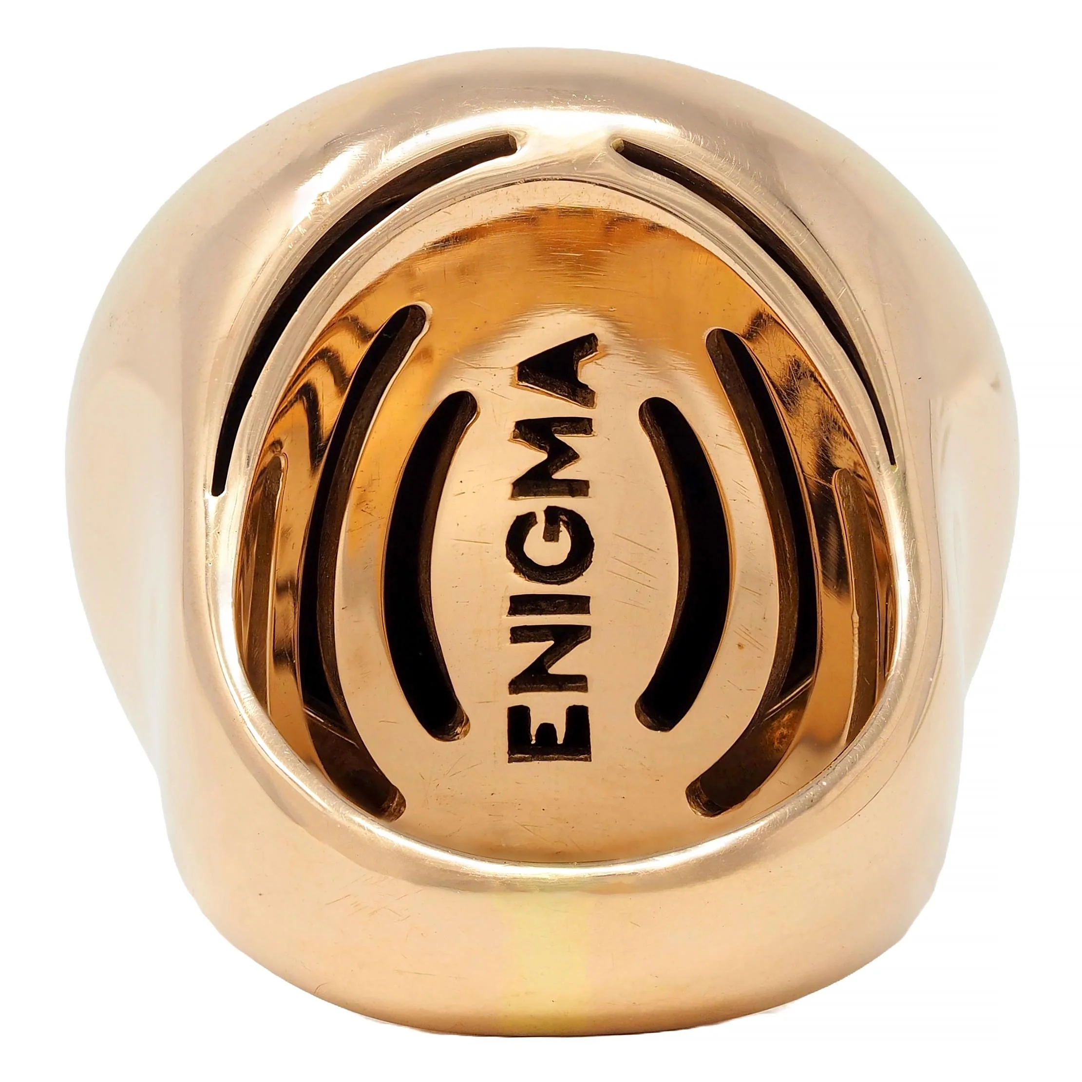Bulgari Enigma Contemporay Diamond Jet Coral 18 Karat Rose Gold Lip Ring - Image 4