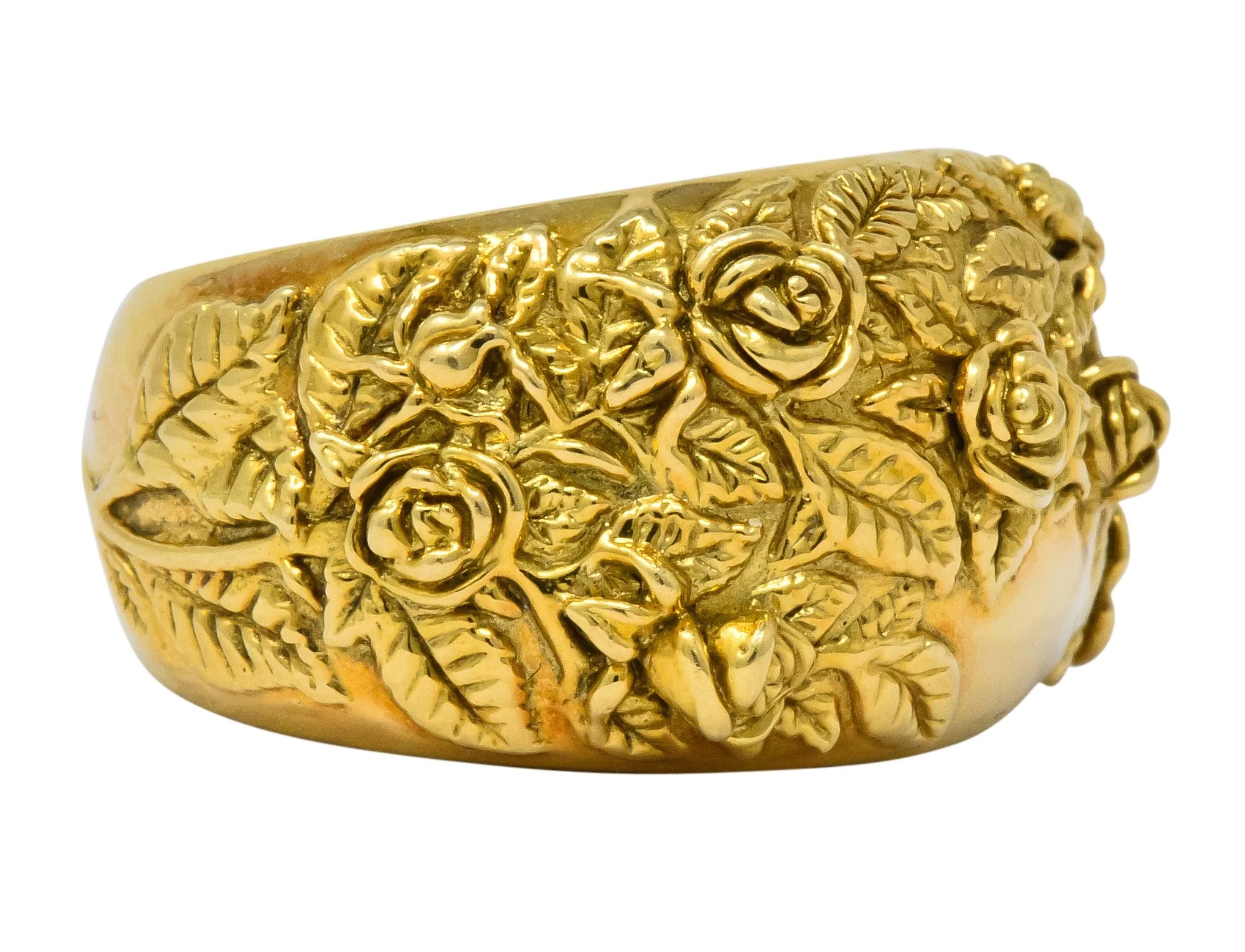 Carrera Y Carrera 18 Karat Gold Garden Of Roses Ring - Image 2