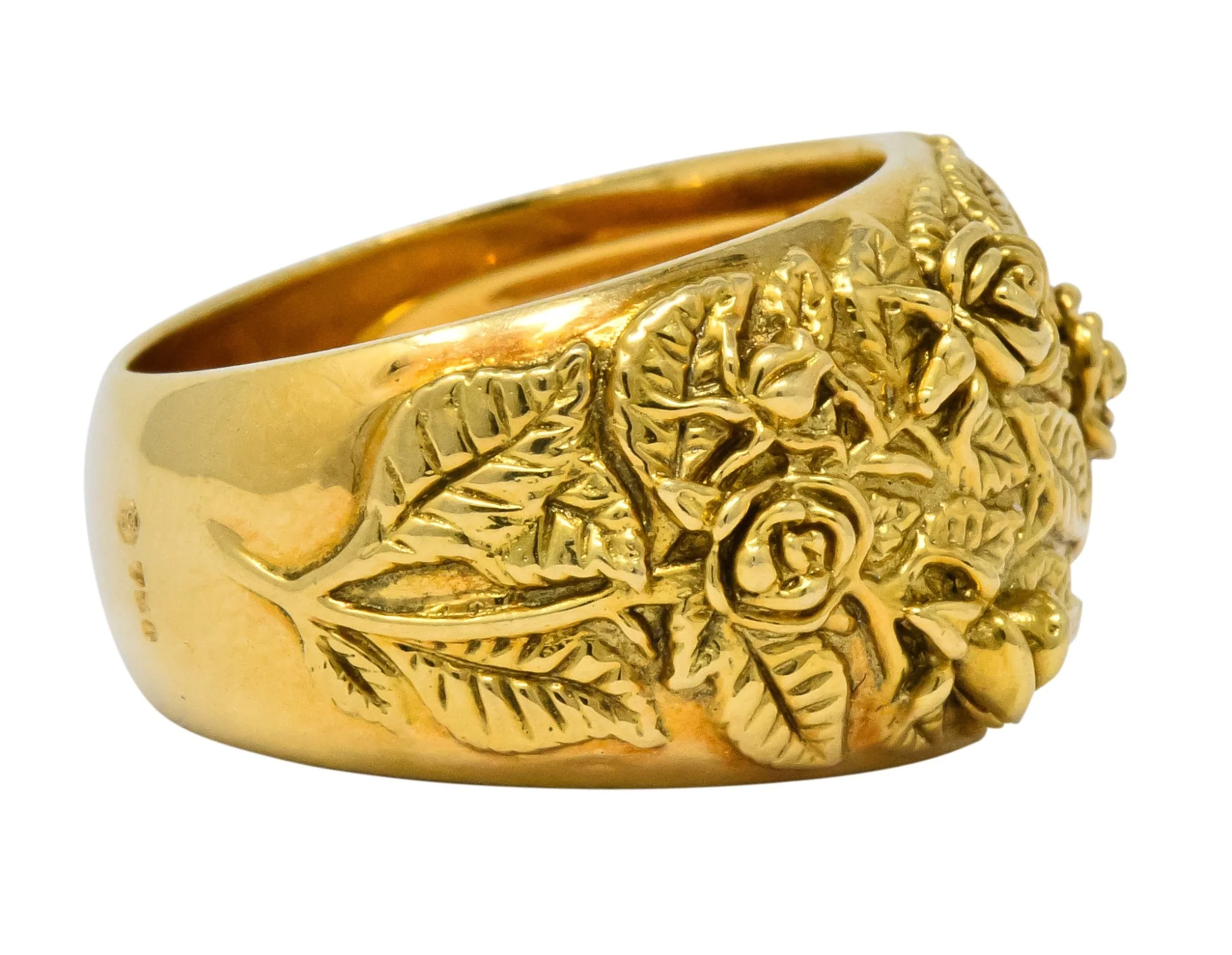 Carrera Y Carrera 18 Karat Gold Garden Of Roses Ring - Image 3
