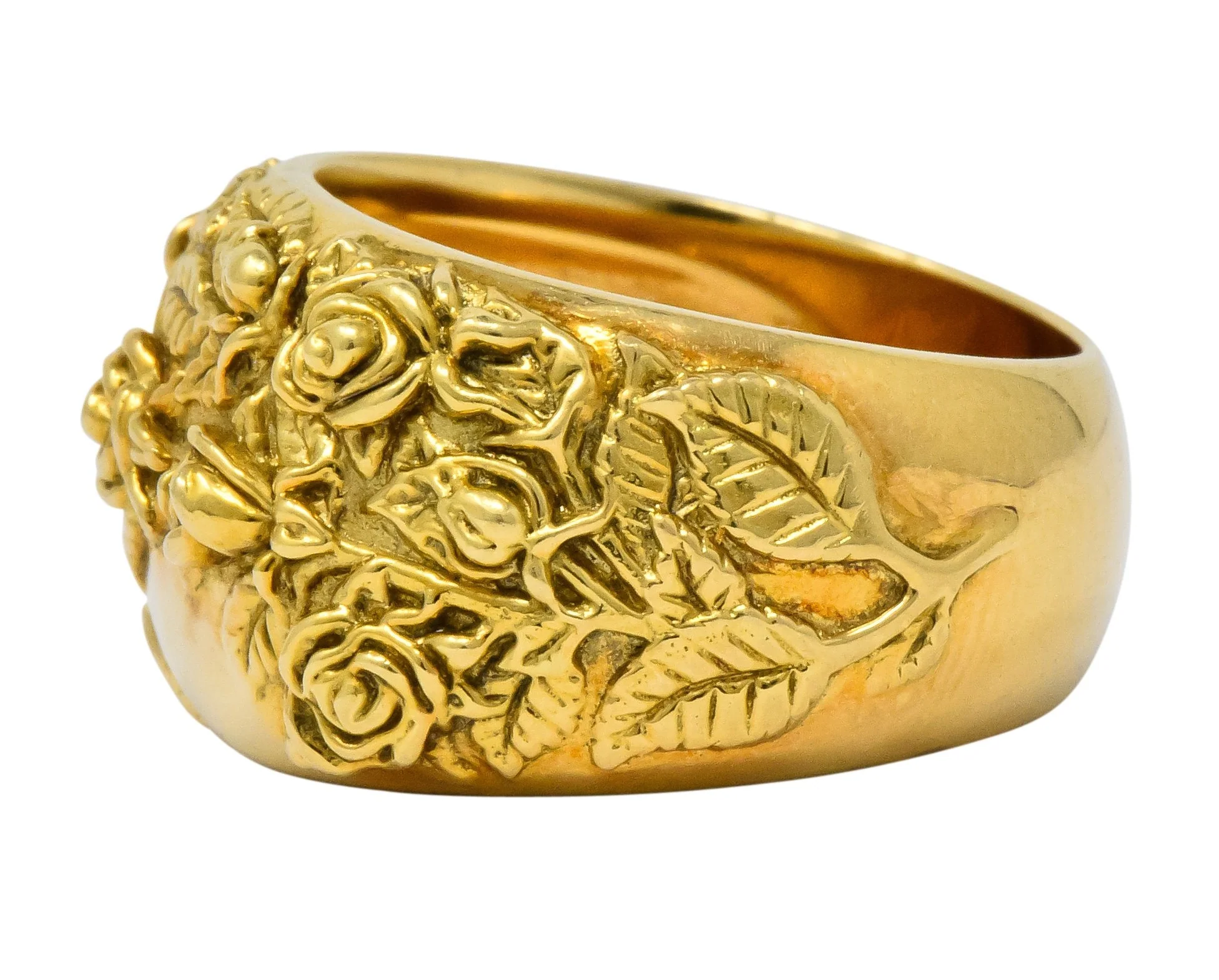 Carrera Y Carrera 18 Karat Gold Garden Of Roses Ring - Image 5