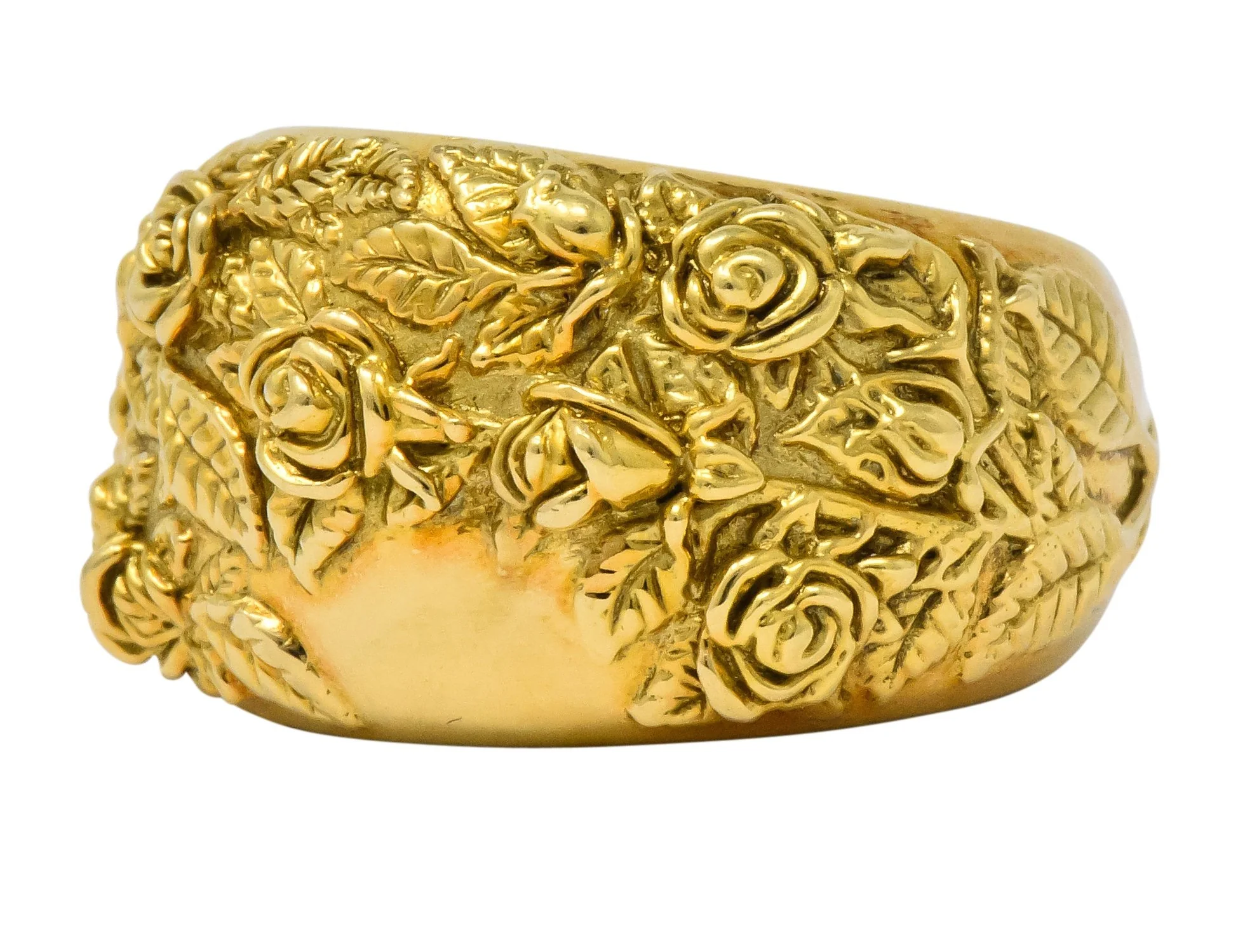 Carrera Y Carrera 18 Karat Gold Garden Of Roses Ring - Image 6