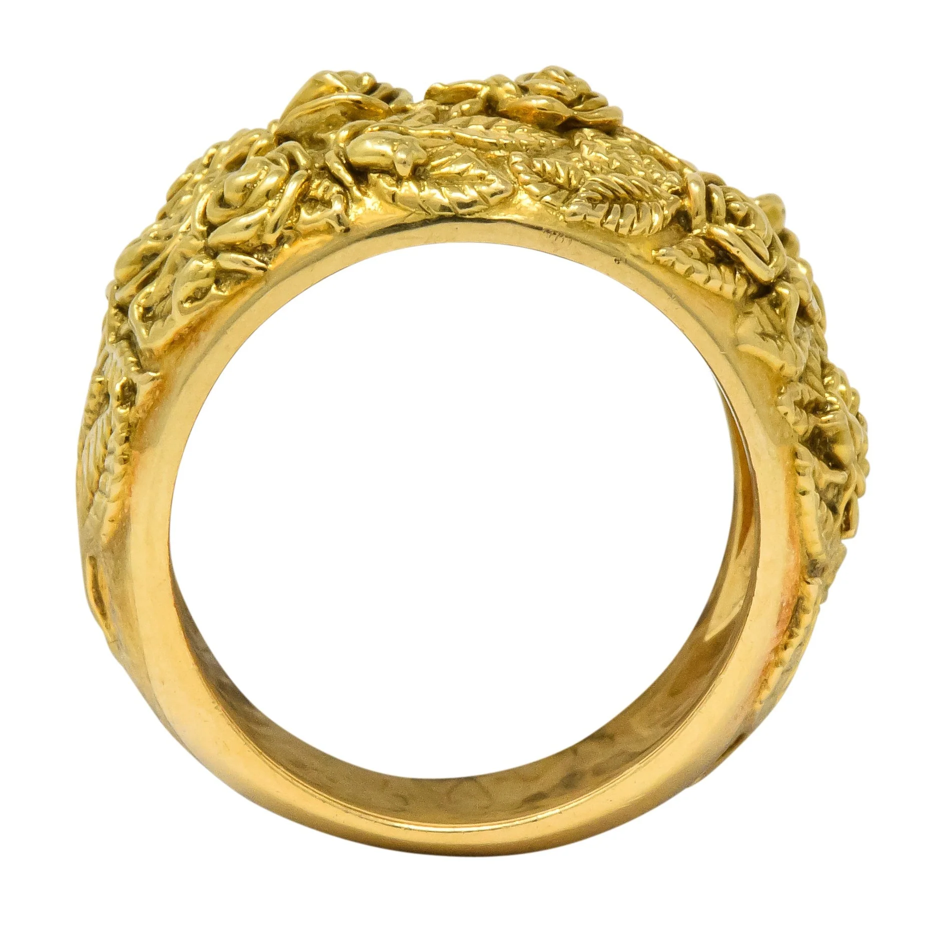 Carrera Y Carrera 18 Karat Gold Garden Of Roses Ring - Image 7