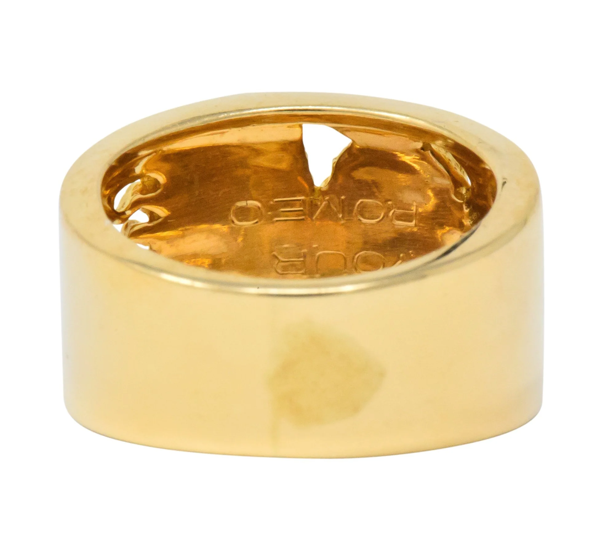 Carrera y Carrera Adam & Eve Diamond 18 Karat Gold Band Ring - Image 6