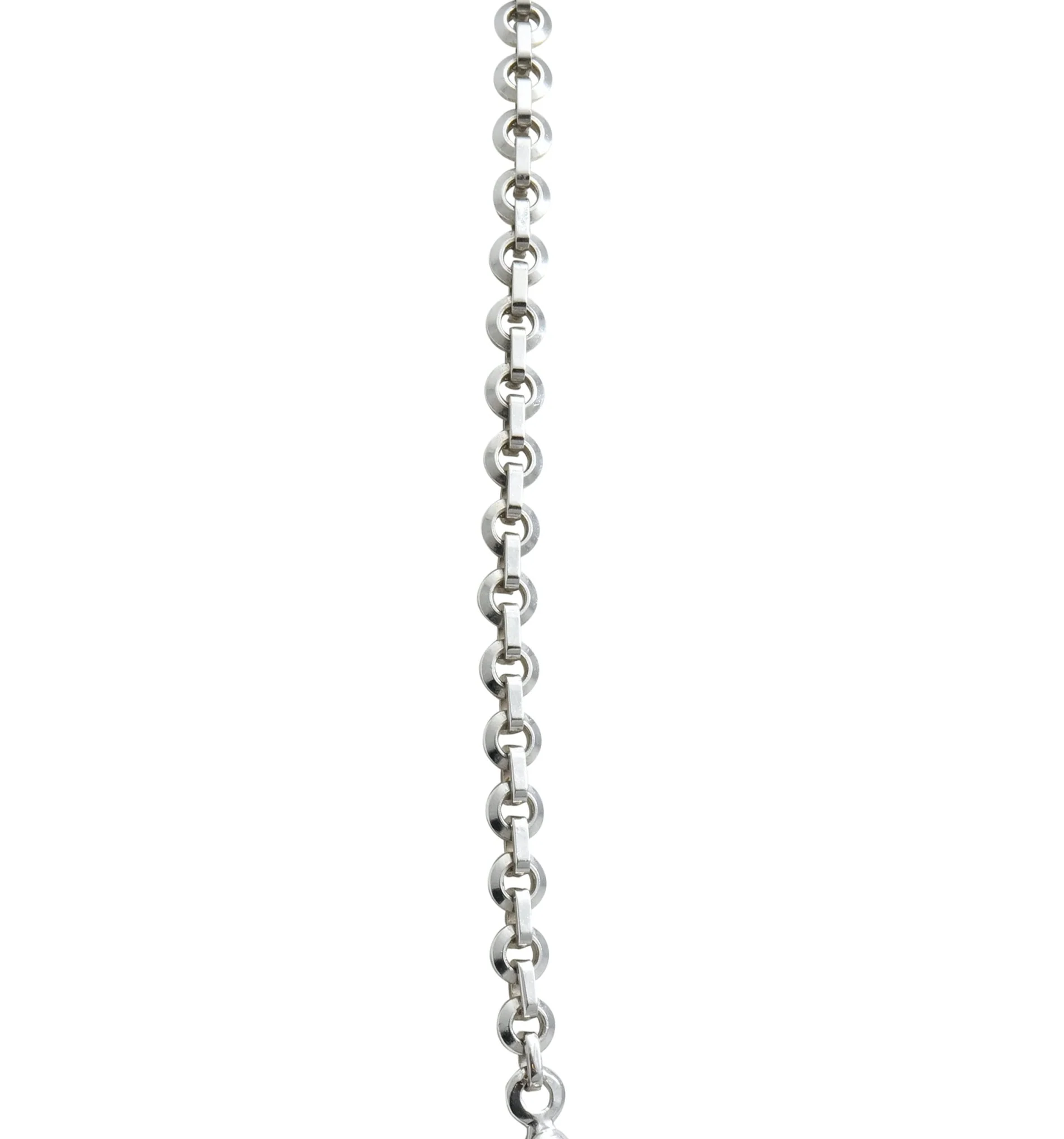Cartier 2001 Diamond Cultured Pearl 18 Karat White Gold Lariat Drop Necklace - Image 4