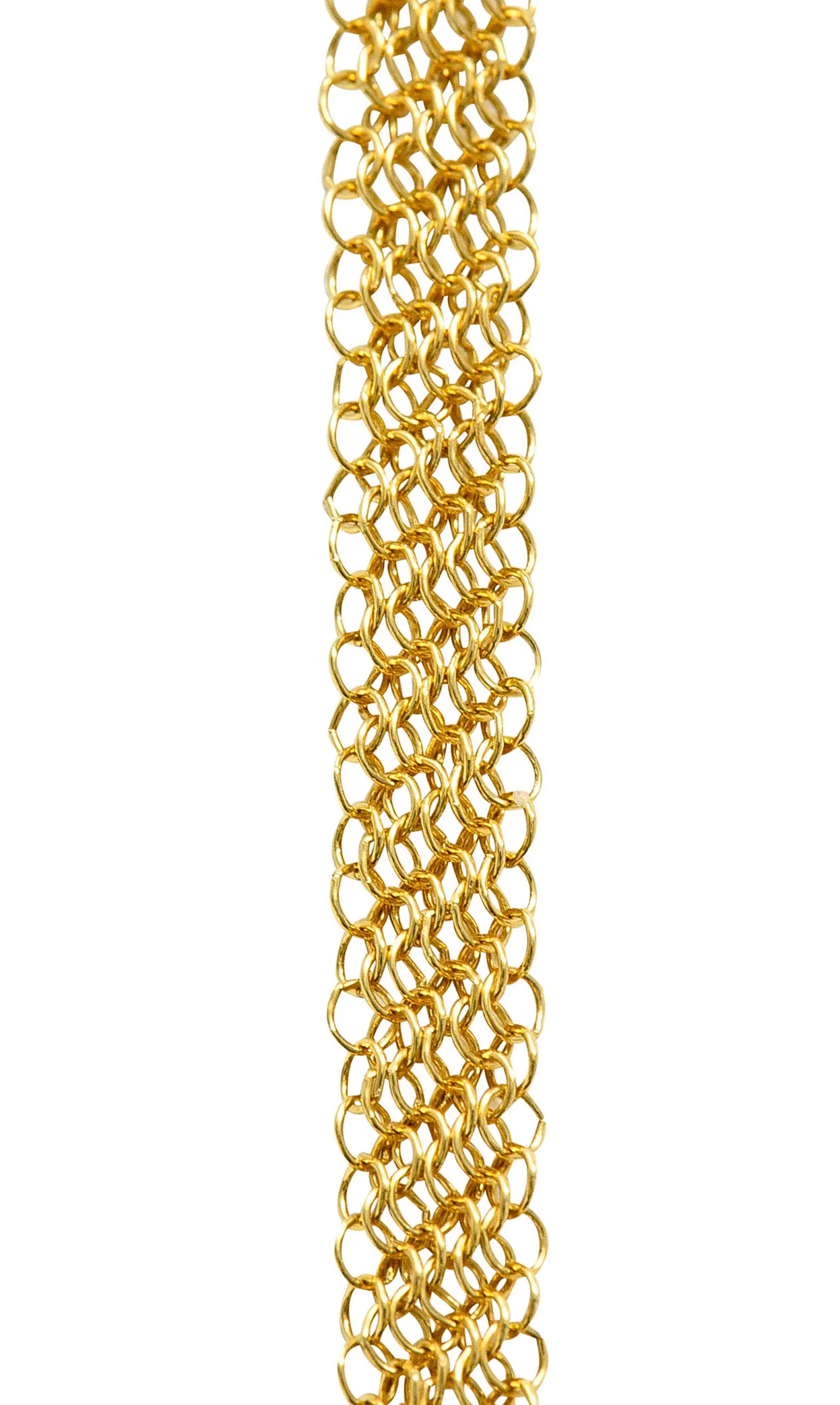 Elsa Peretti Tiffany & Co. Black Nephrite Jade 18 Karat Gold Touchstone Pendant Necklace - Image 9