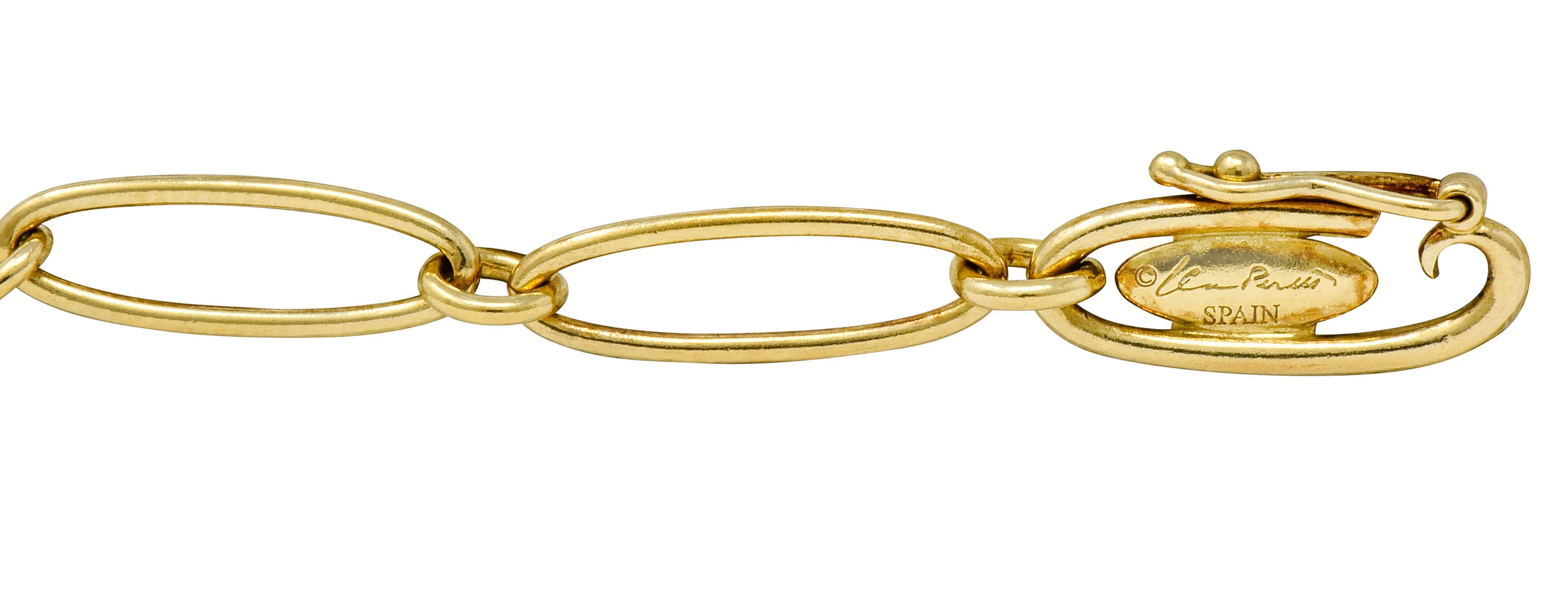 Elsa Peretti Tiffany & Co. Spain 18 Karat Gold Starfish Charm Bracelet - Image 5