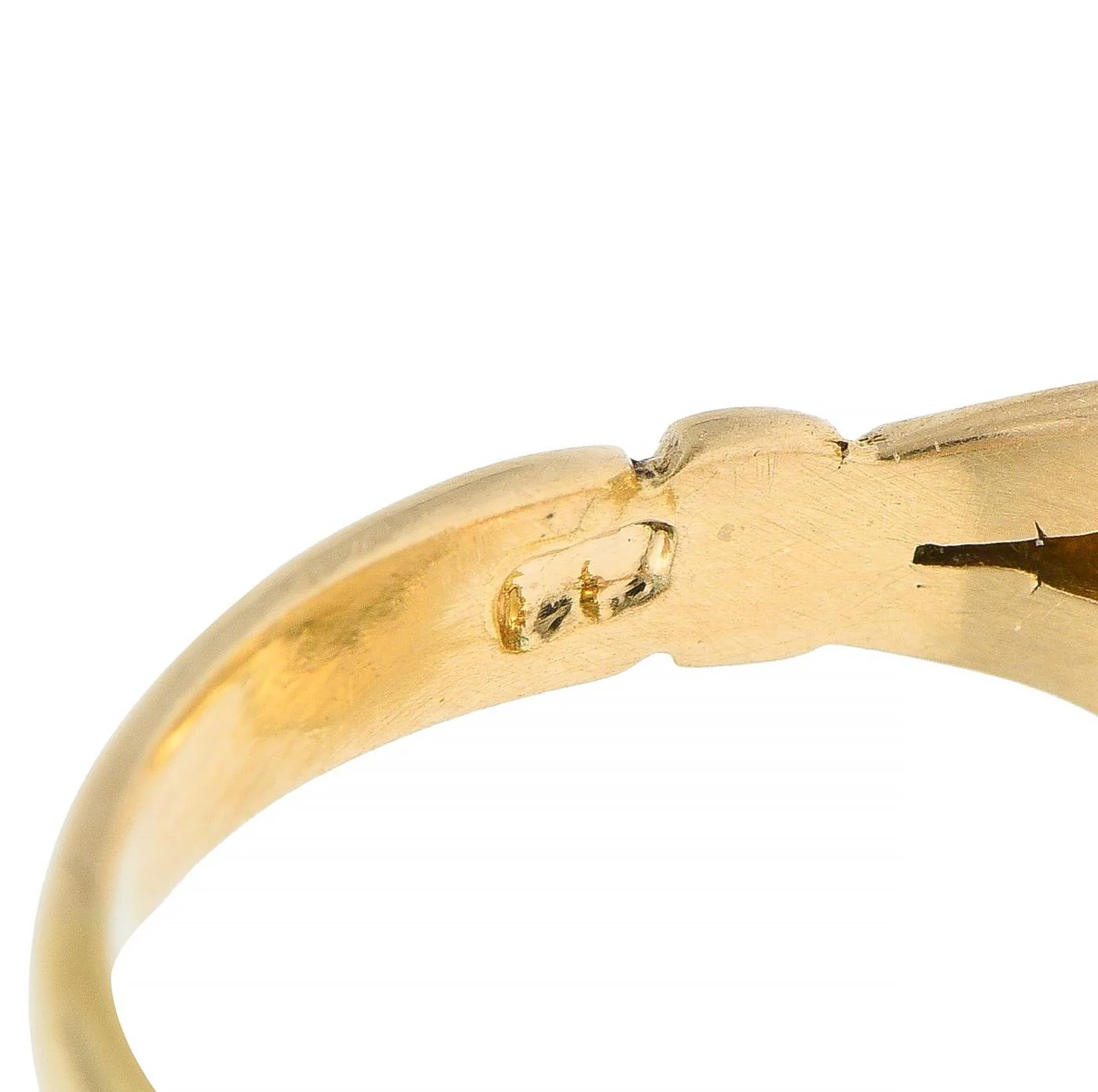 Georgian 13.01 CTW No Heat Burma Sapphire Diamond Silver 14 Karat Antique Gold Halo Ring GIA - Image 7