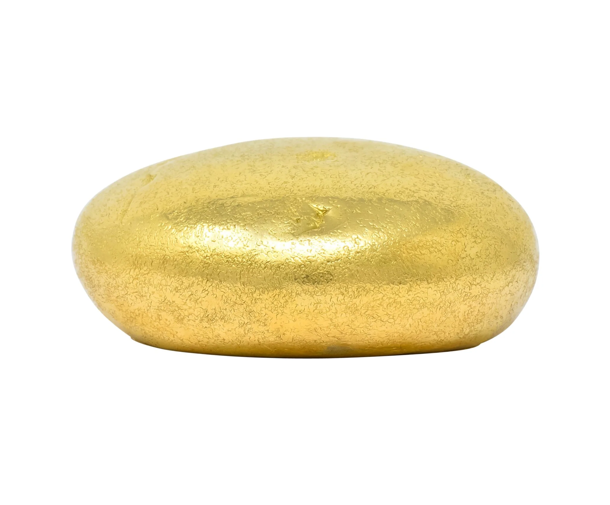 Schlumberger Tiffany & Co. 18 Karat Gold Pebble Pill Box Circa 1960 - Image 7