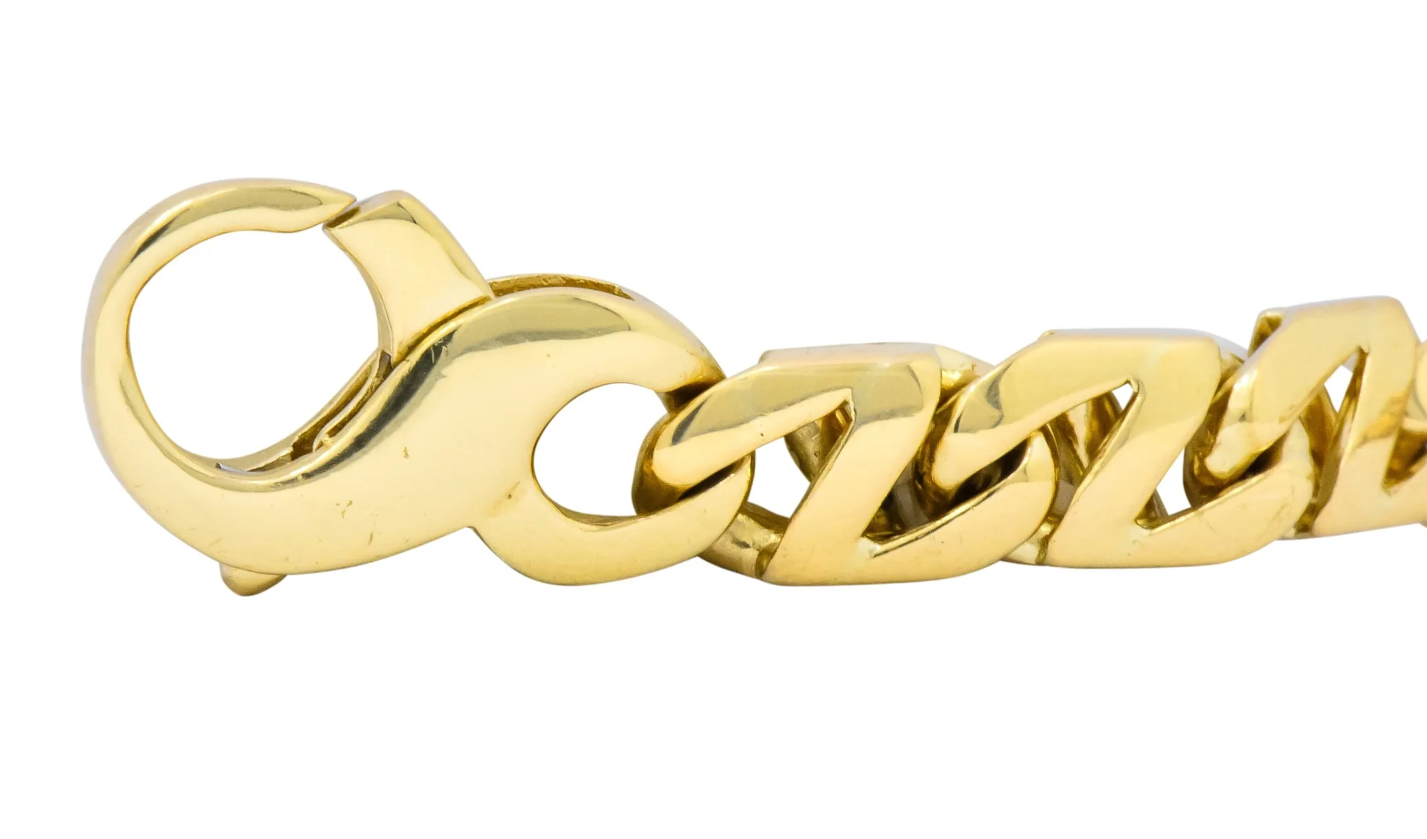 Tiffany & Co. 18 Karat Gold Italian Mariner Unisex Link Bracelet - Image 4