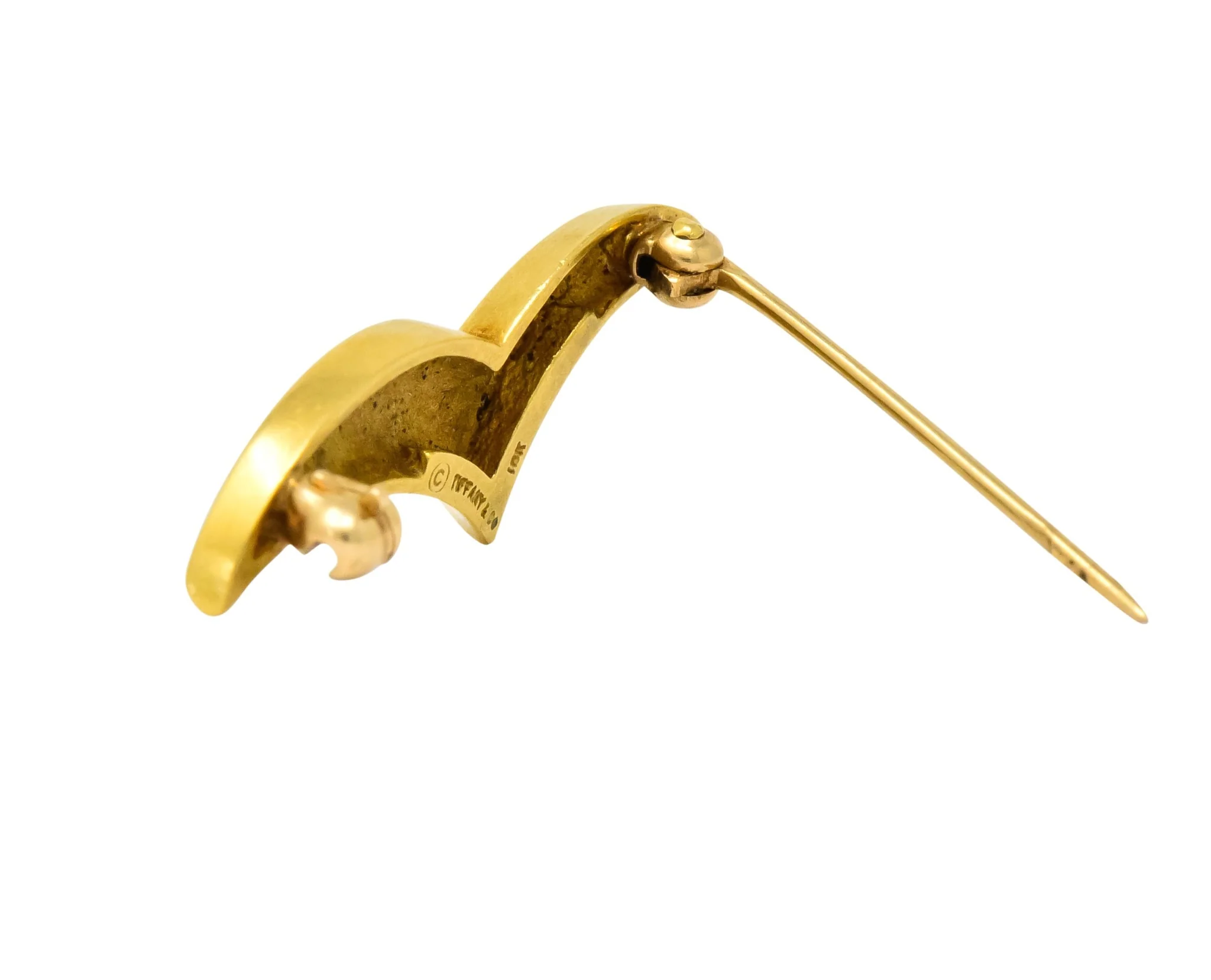 Tiffany & Co. 18 Karat Gold Seagull Brooch - Image 5