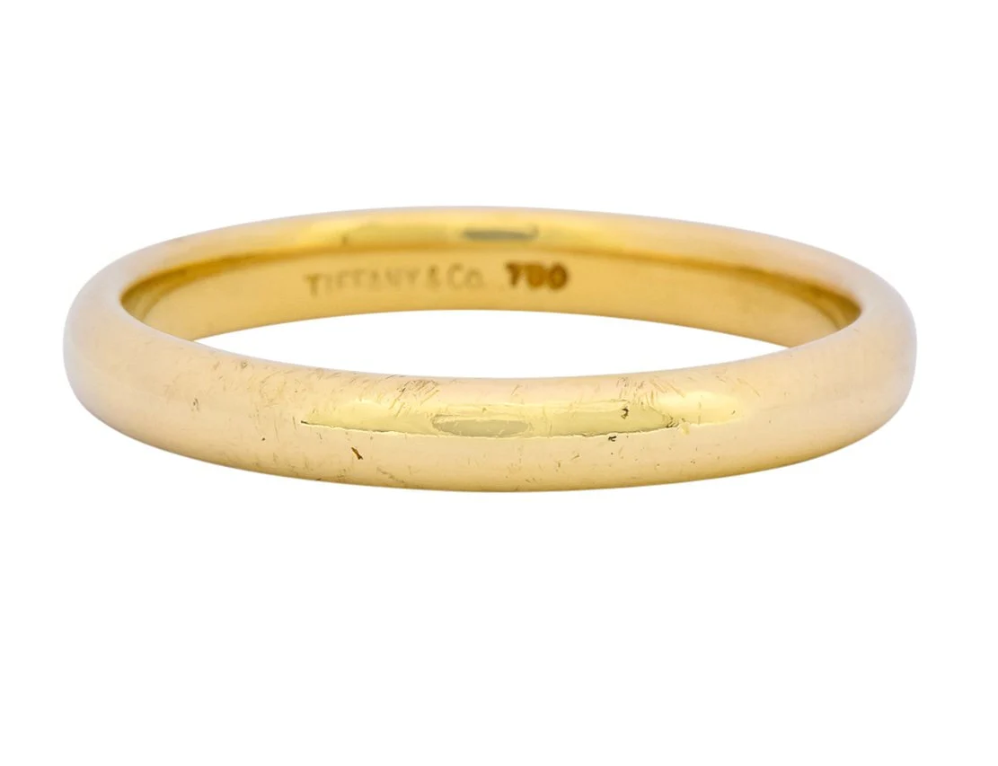 Tiffany & Co. 18 Karat Gold Unisex Band Ring