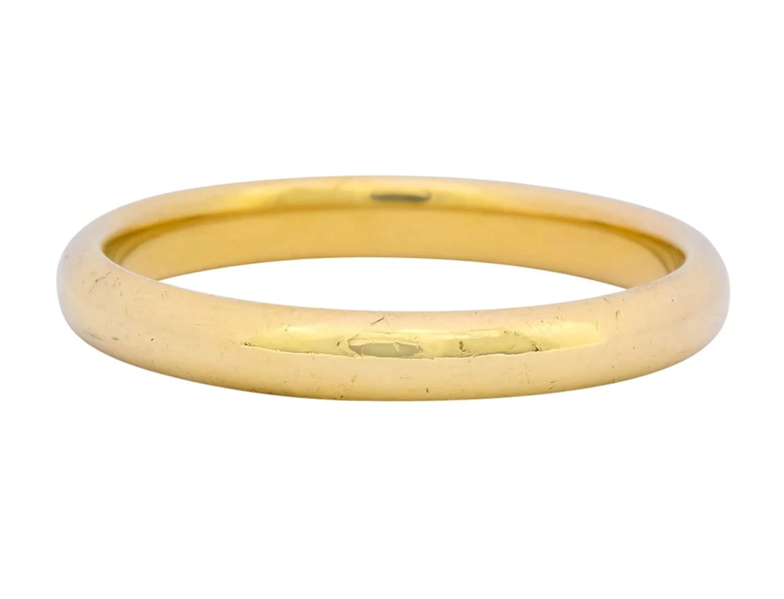 Tiffany & Co. 18 Karat Gold Unisex Band Ring - Image 2
