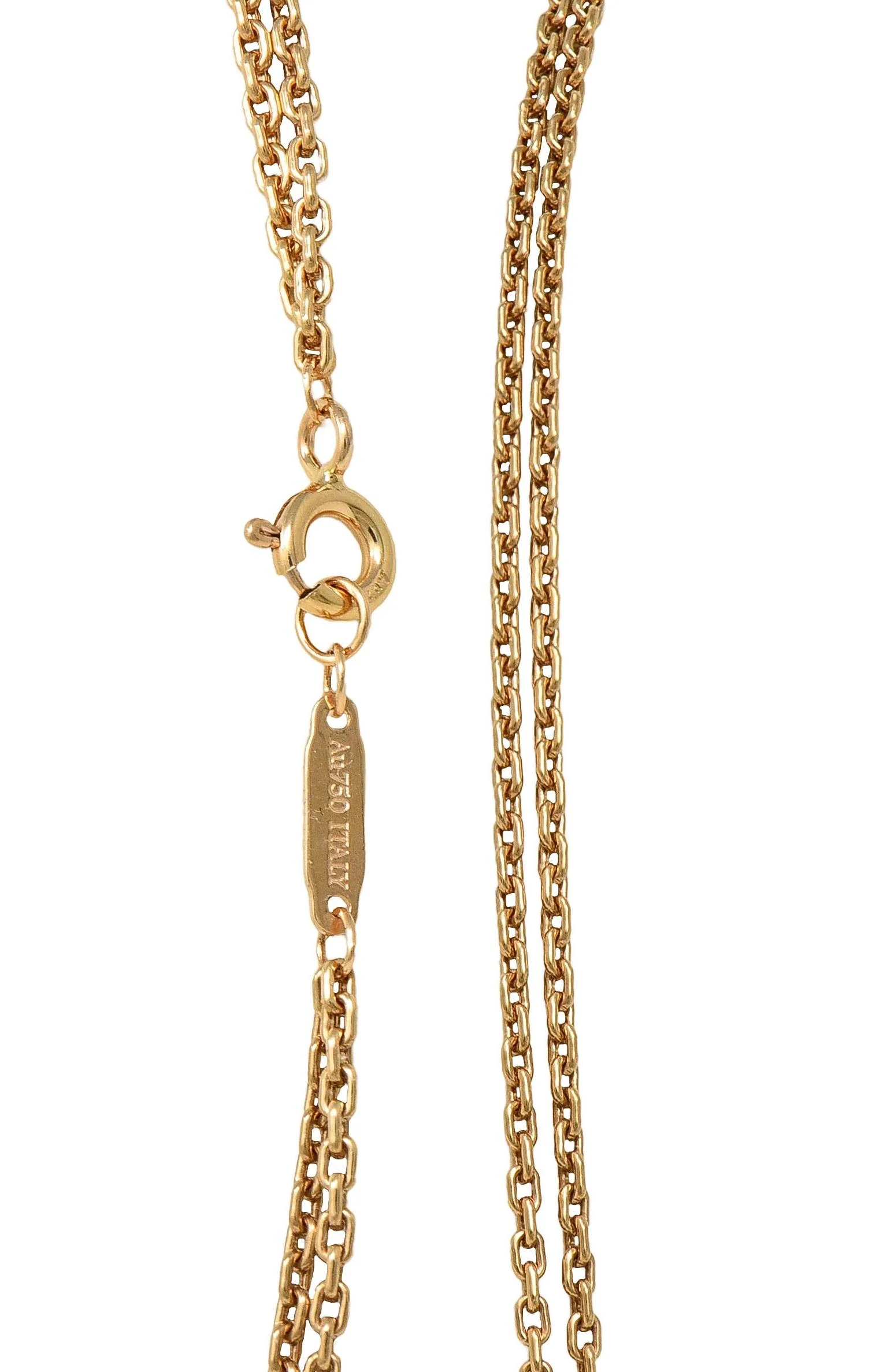 Tiffany & Co. 18 Karat Rose Gold Double Link HardWear Contemporary Necklace - Image 8