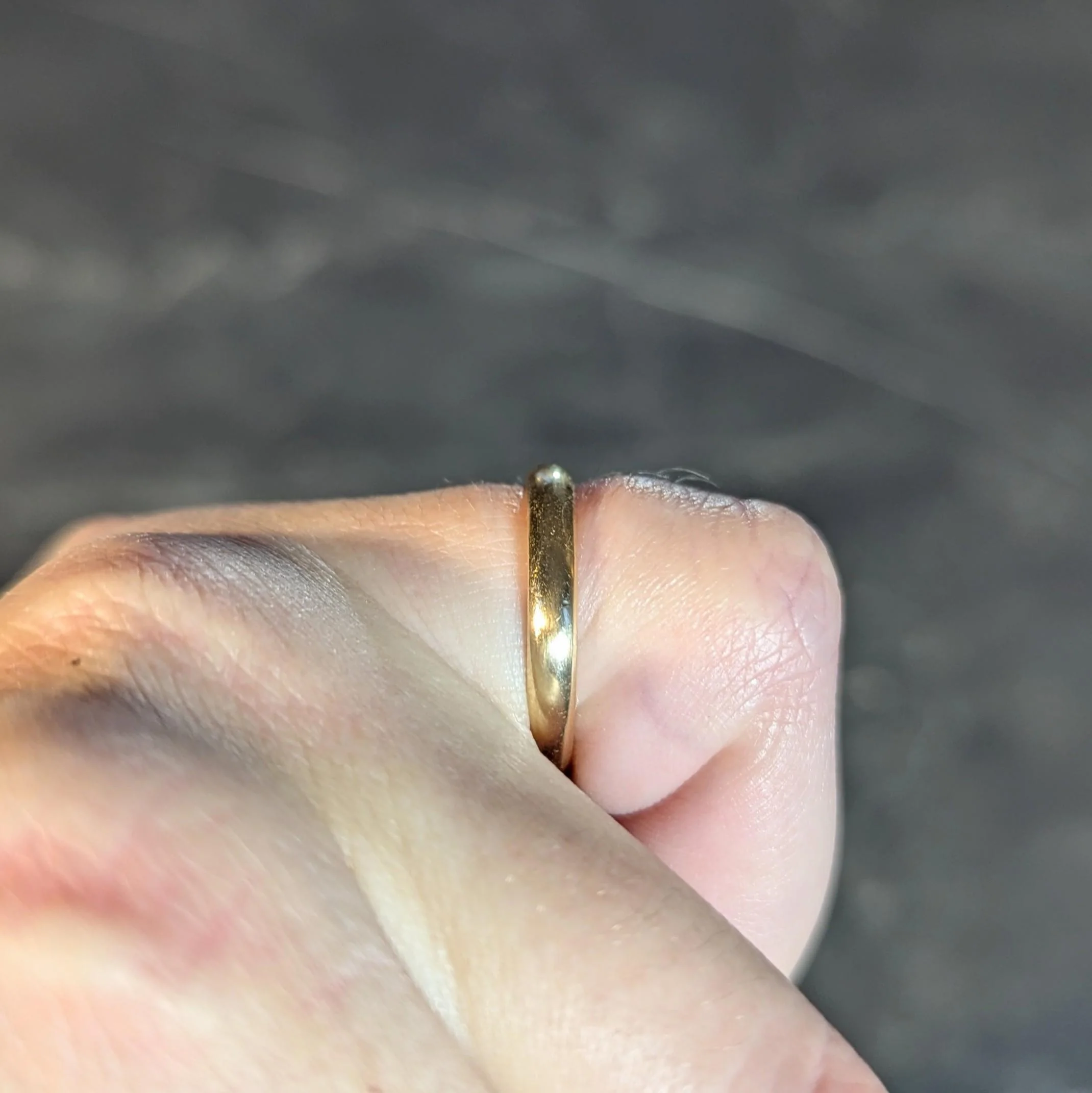 Tiffany & Co. 18 Karat Yellow Gold Contemporary Forever Wedding Band Ring - Image 11