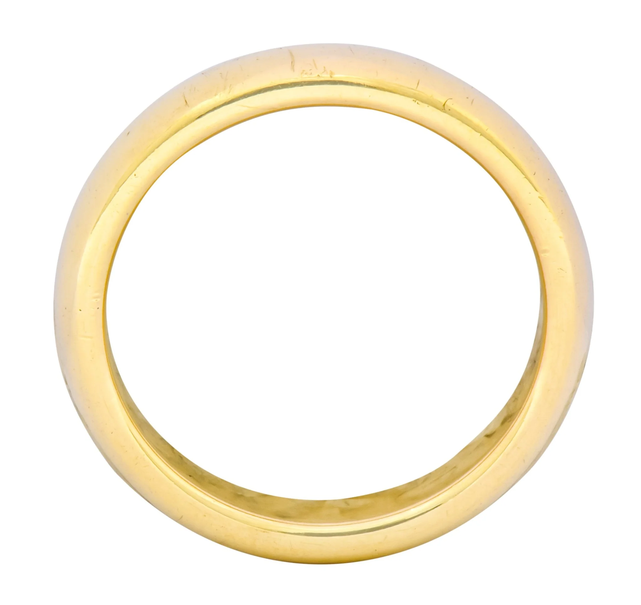 Tiffany & Co. 18 Karat Yellow Gold Contemporary Wedding Band Ring - Image 3