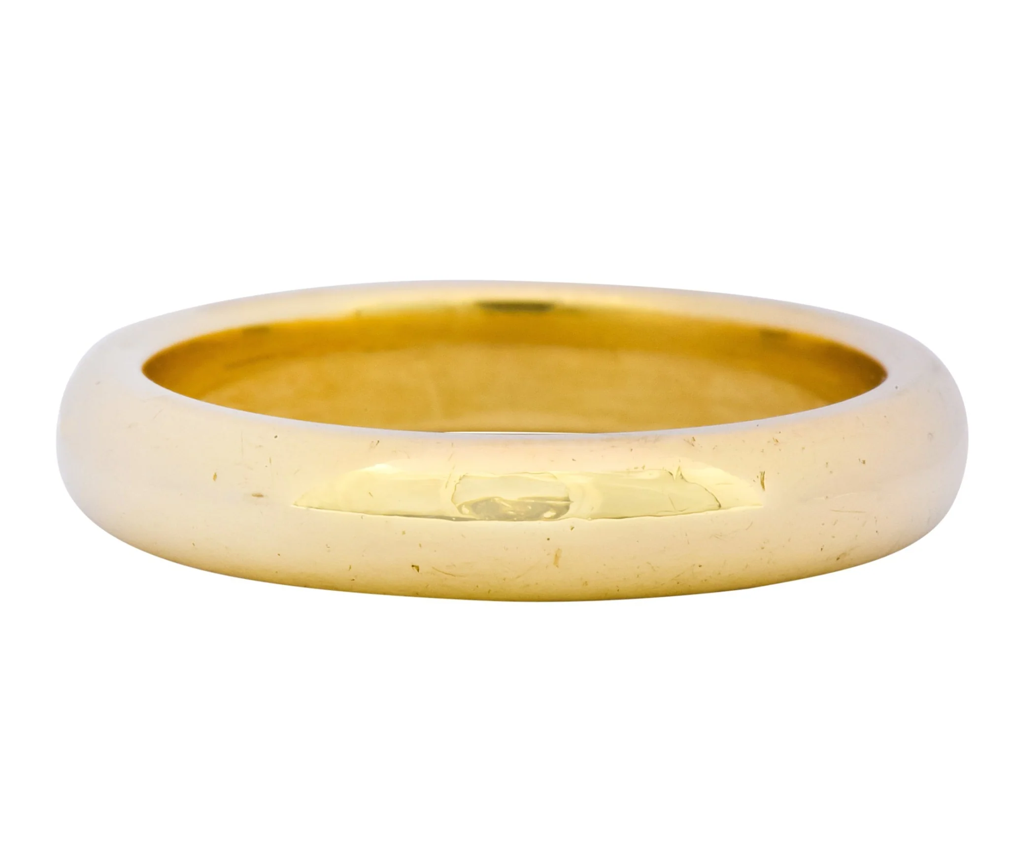 Tiffany & Co. 18 Karat Yellow Gold Contemporary Wedding Band Ring - Image 4