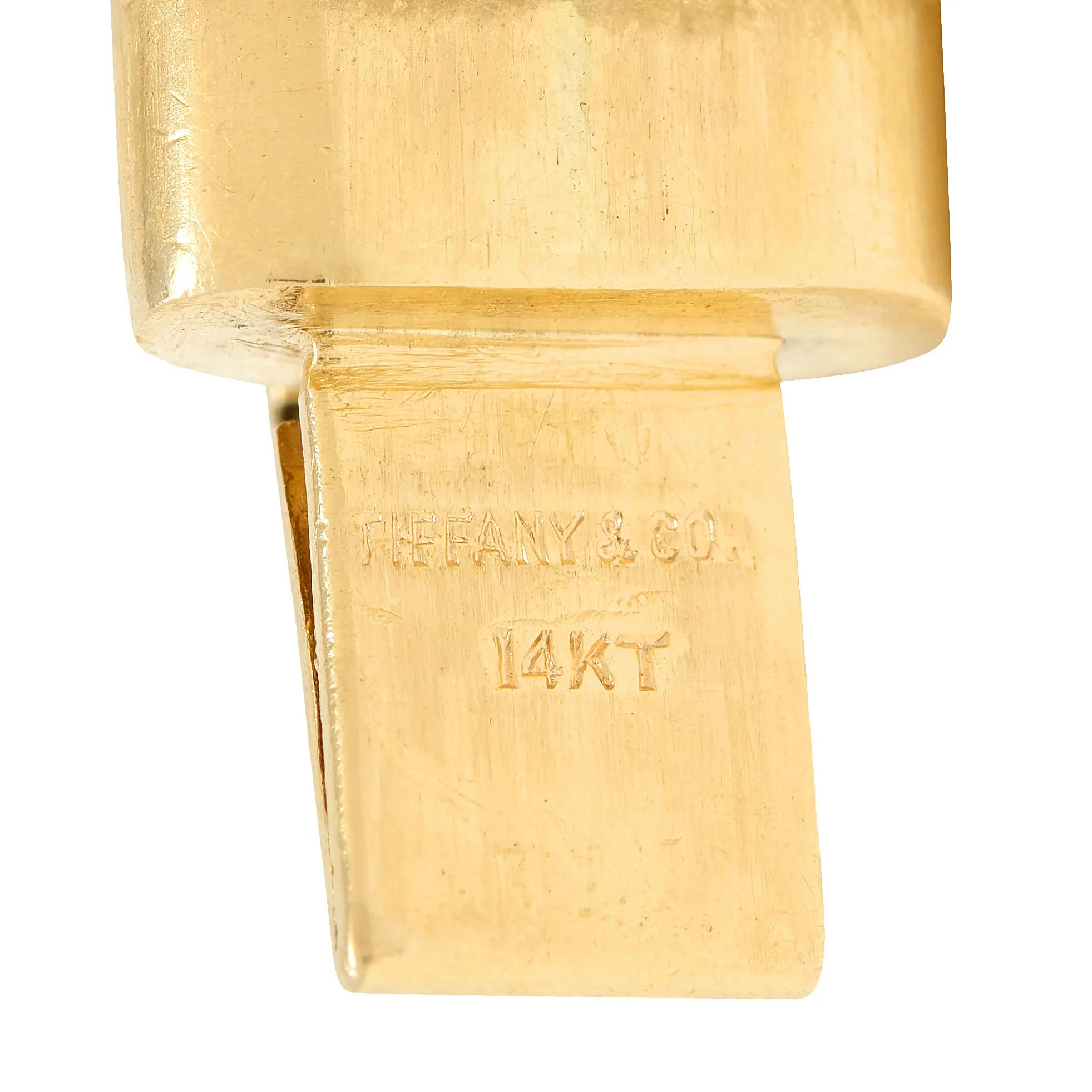Tiffany & Co. 1960's 14 Karat Yellow Gold Vintage Tubogas Collar Necklace - Image 8