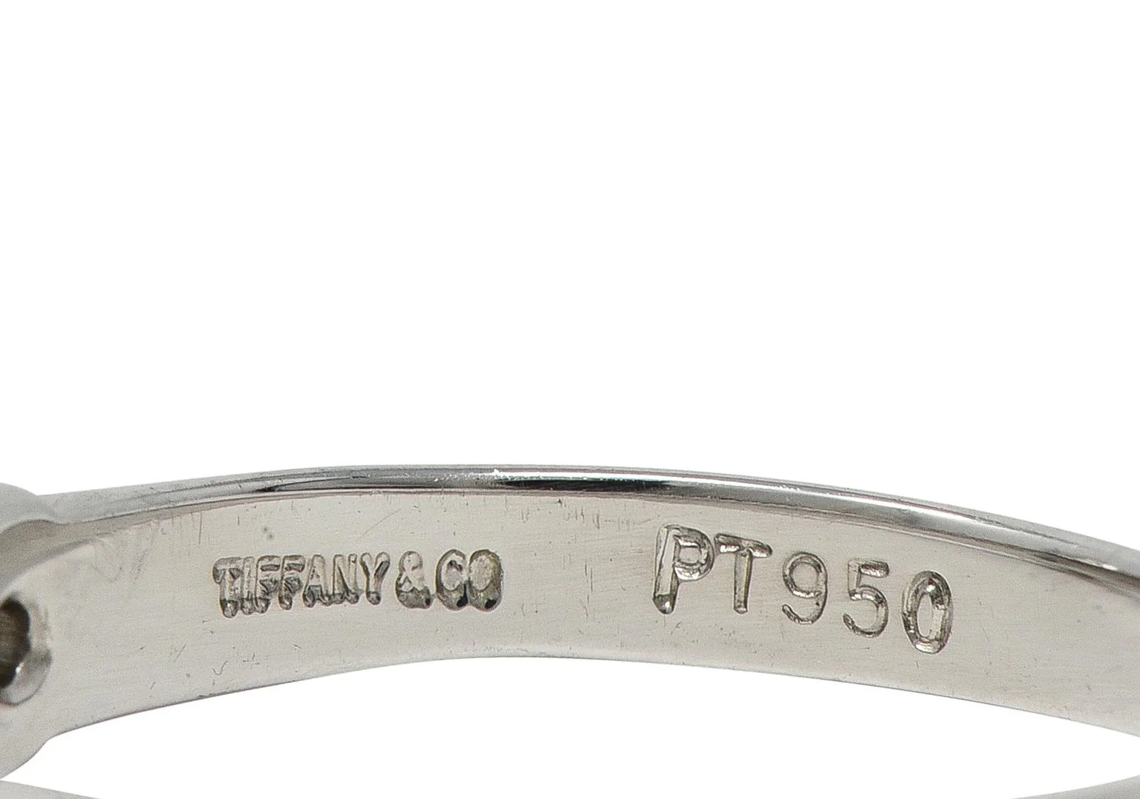 Tiffany & Co. Brilliant Diamond Platinum Contemporary Solitaire Engagement Ring - Image 5