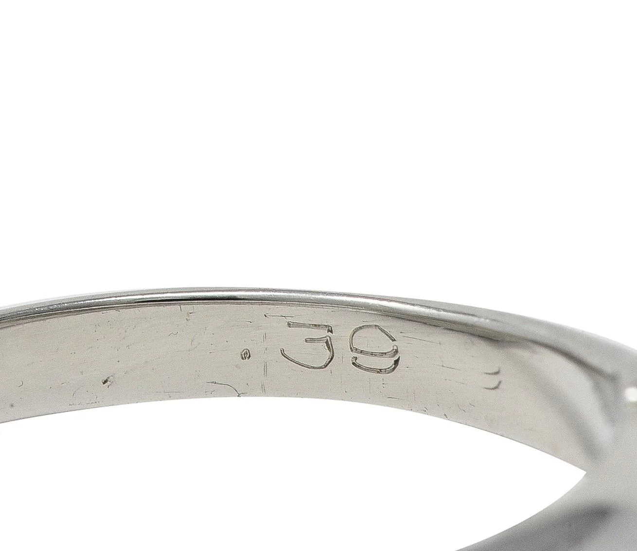 Tiffany & Co. Brilliant Diamond Platinum Contemporary Solitaire Engagement Ring - Image 7