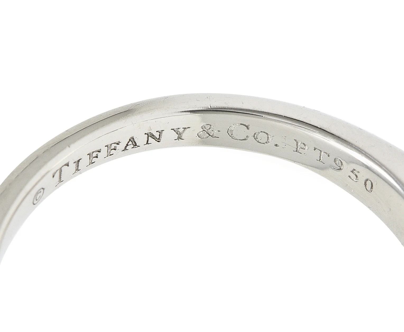 Tiffany & Co. Contemporary 0.90 CTW Diamond Platinum Engagement Ring - Image 7