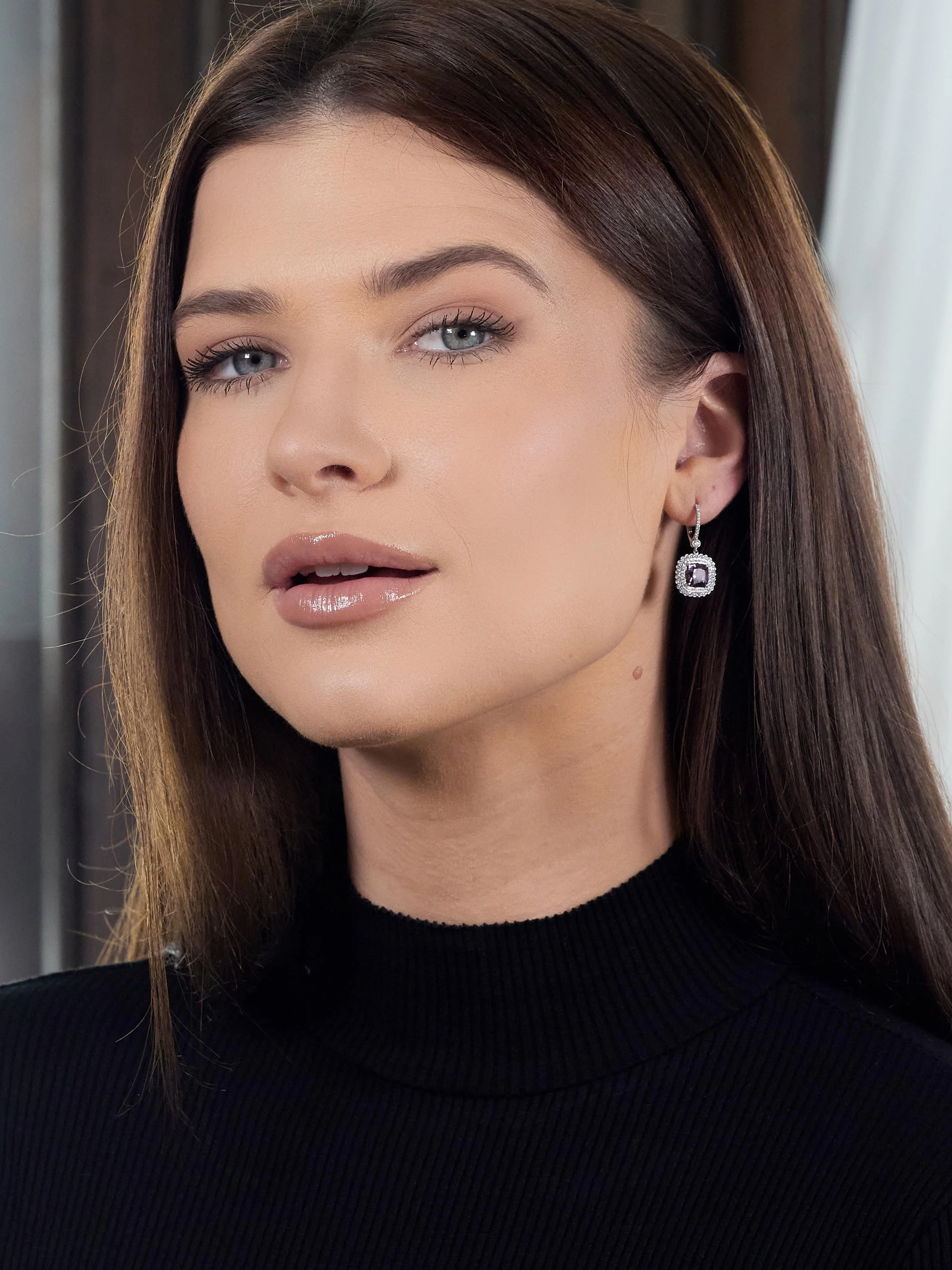 Tiffany & Co. Legacy 4.88 CTW Spinel Diamond Platinum Drop Earrings - Image 10