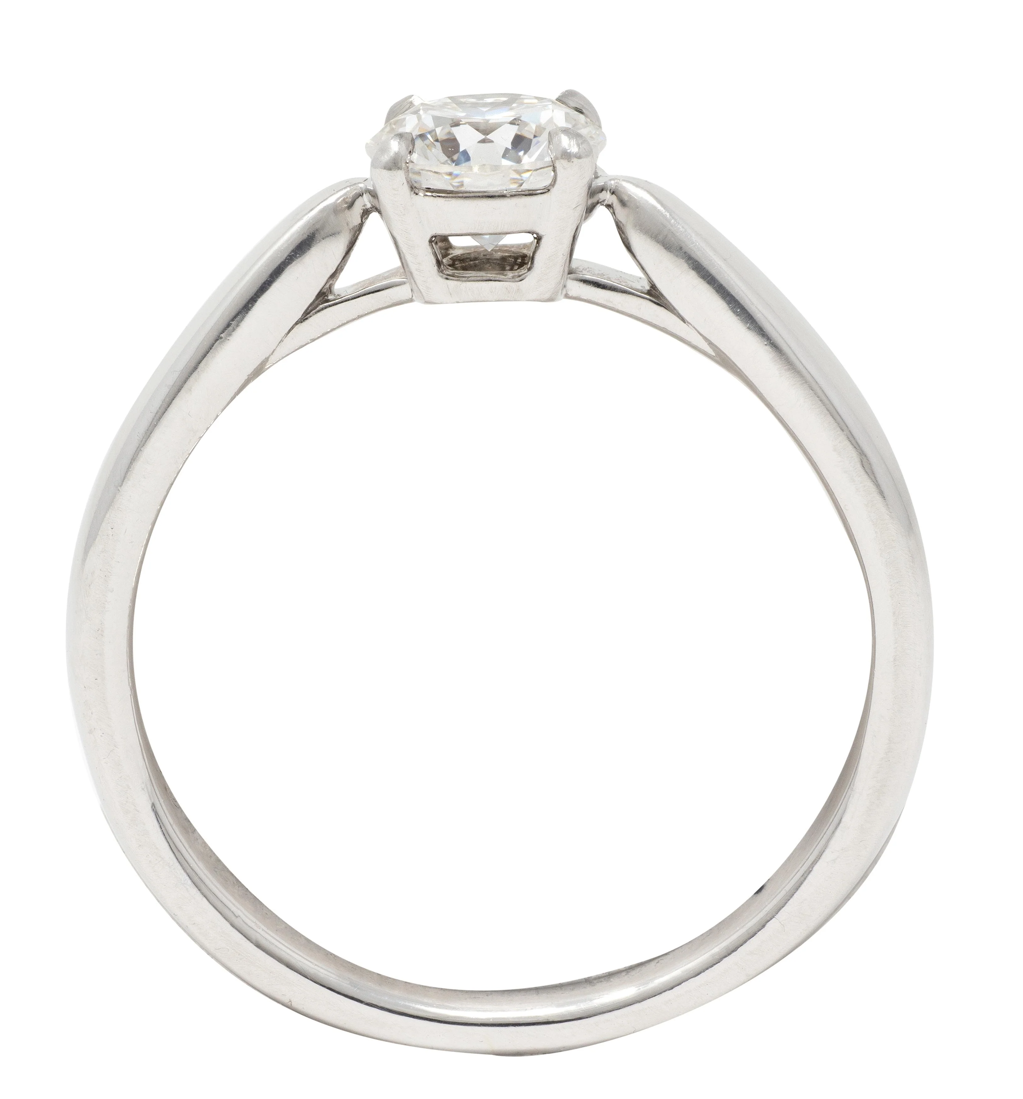 Tiffany & Co. Round Brilliant Diamond Platinum Harmony Solitaire Engagement Ring GIA - Image 10