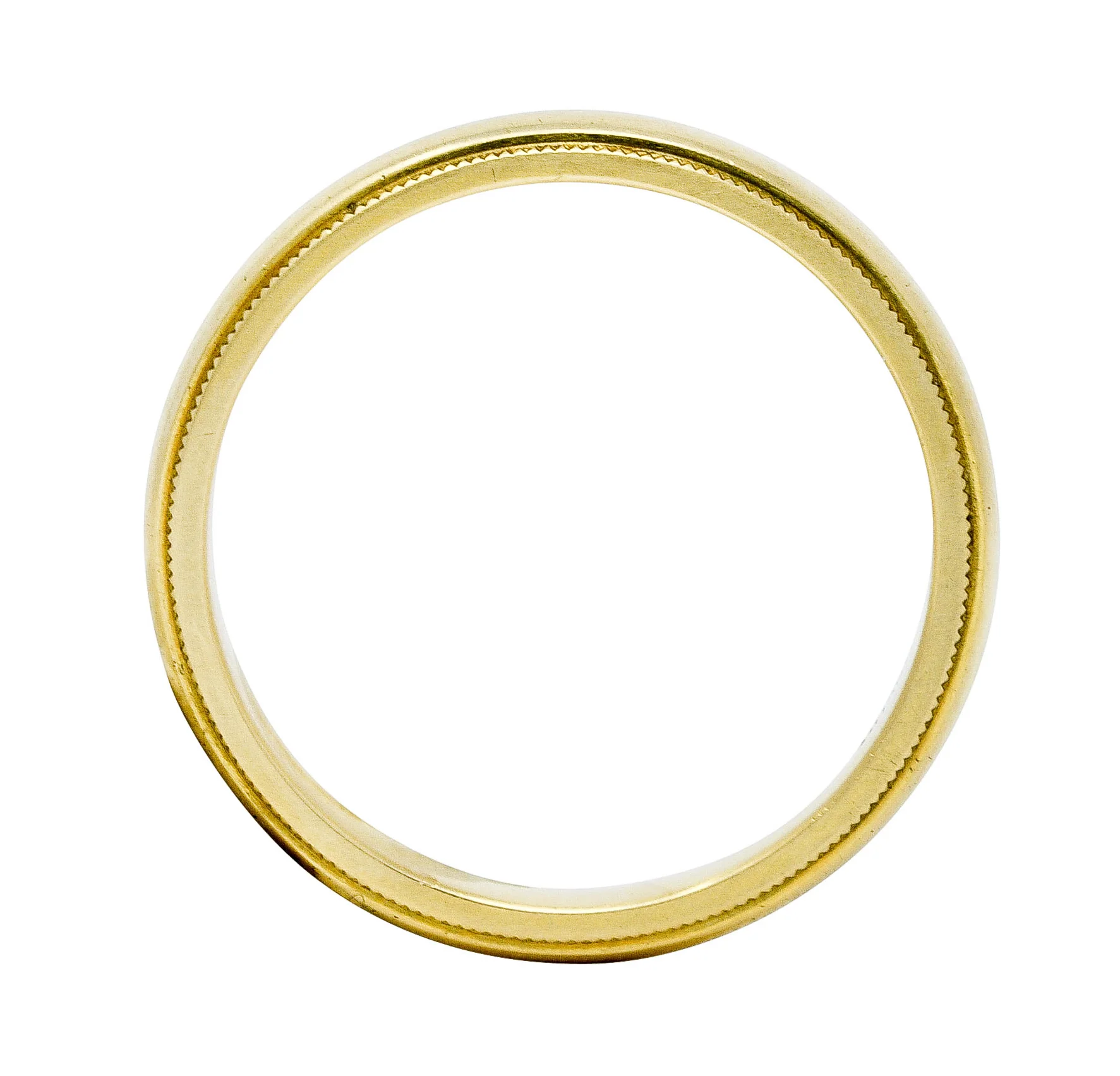 Tiffany & Co. Vintage 18 Karat Gold Men's 4MM Wedding Band Ring - Image 3
